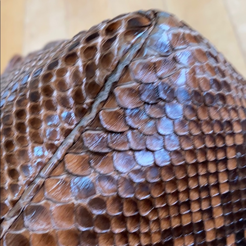 Vintage Python Lambertson Truex Boxcar Purse - image 6